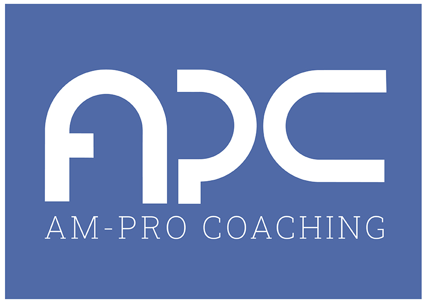 Am Pro Coaching logo designed by Red Dune Web Design