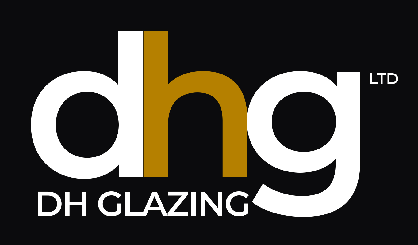 DH Glazing logo designed by Red Dune Web Design